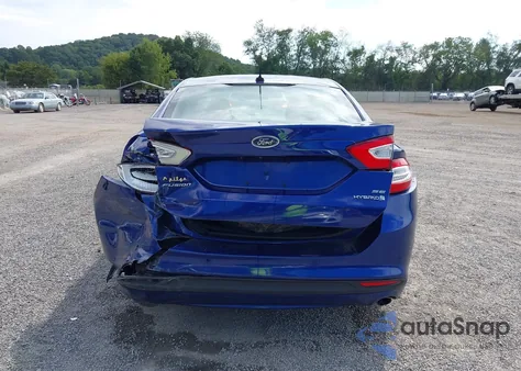 2016 Ford Fusion Hybrid Se from USA, damaged, VIN 3FA6P0LU0GR332962